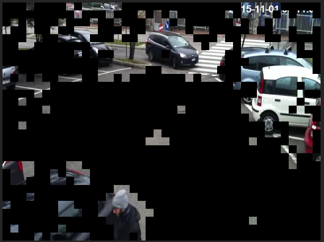 image displaying cars and dark areas