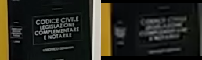 two blurred images of a book cover