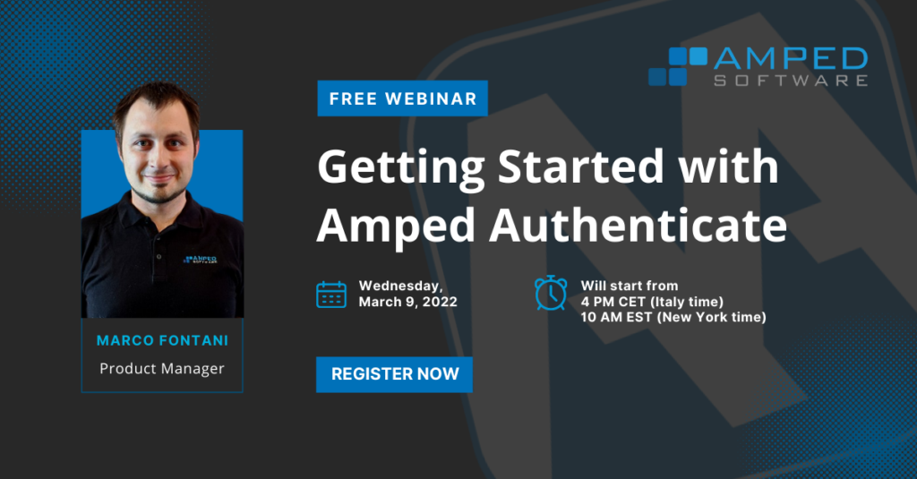 getting started with amped authenticate