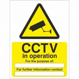 cctv in operation signal