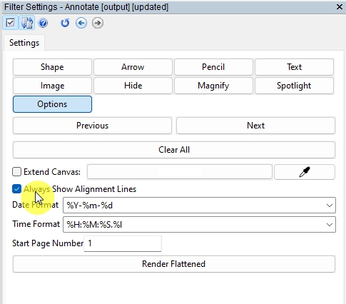 annotate tool in amped five