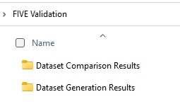 new dataset inside the generation results folder