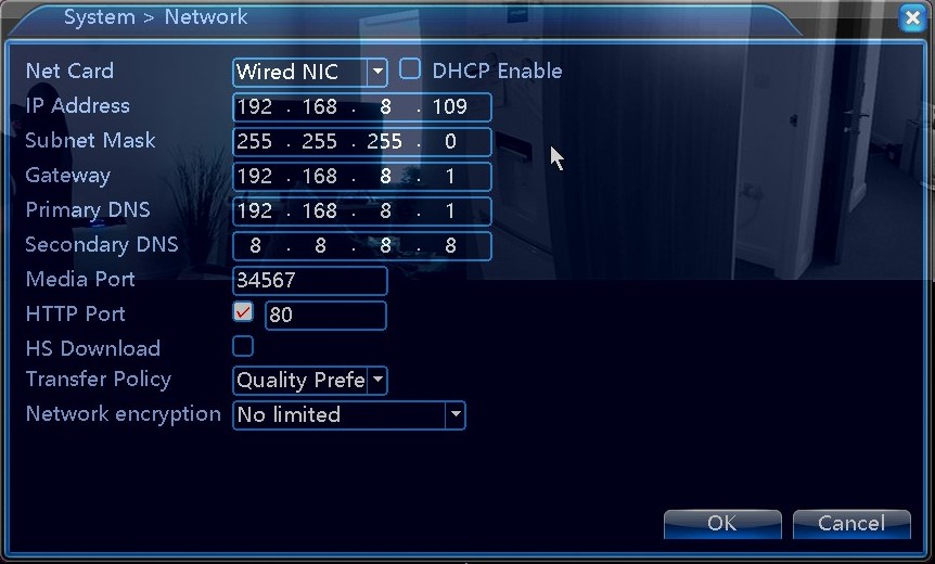 network device settings 