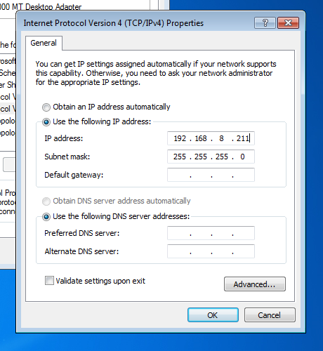 change IP settings on windows 7