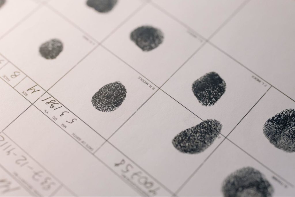 image showing different fingerprints